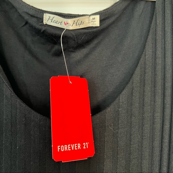 MOVING SALE! Forever 21 bodycon ribbed dress midi - Picture 3 of 5